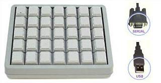 programmable serial keypad keyboard RS232